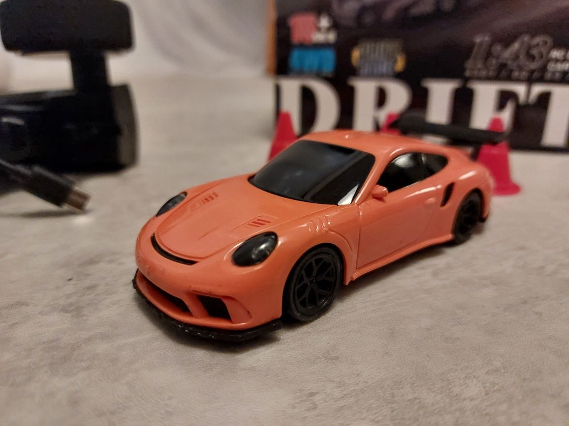 1:43 model RC Drift Pprsche 911 GT3 RS zdalnie sterowane RTR