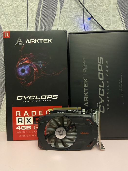 Видекарта rx550 4gb новая!!!
