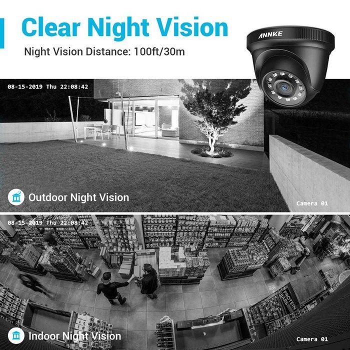 Kit Vídeo Vigilância Profissional 4 Câmaras DOME Exterior 1080P BNC