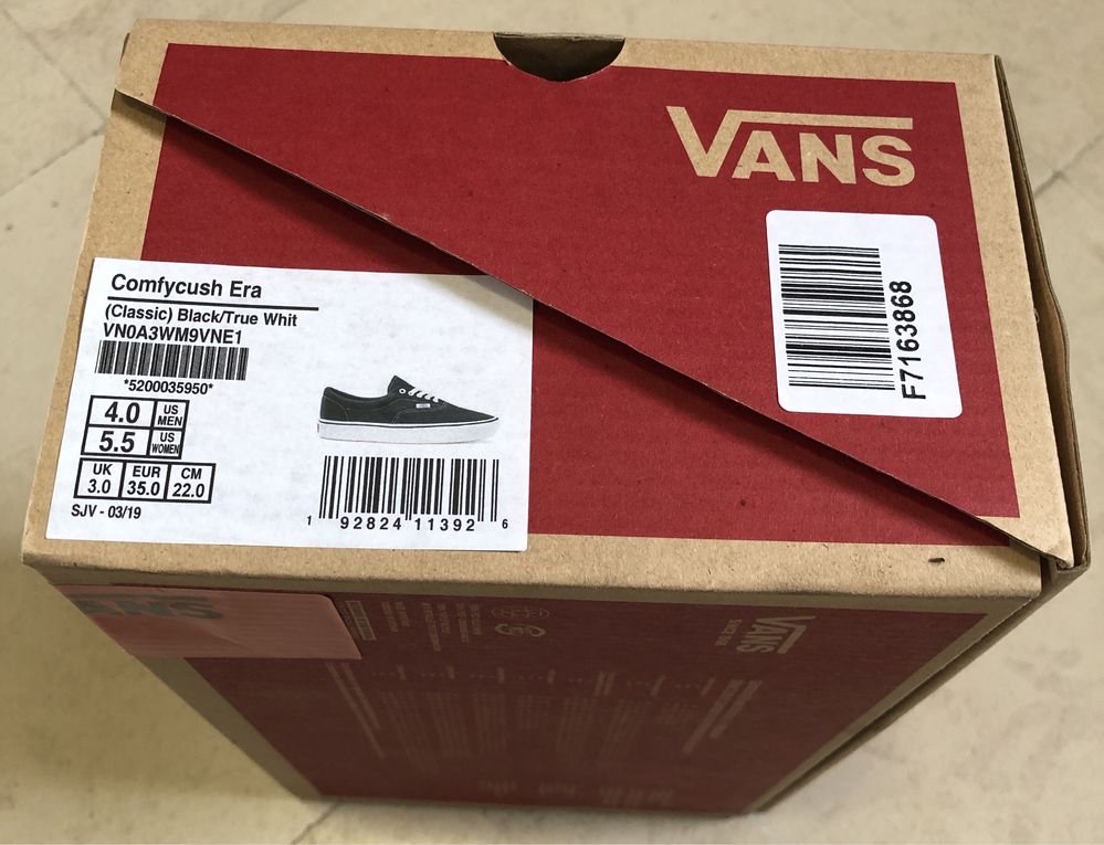 Vans Comfycush Authentic 35