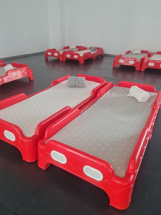 Cama Infantil (Catre) com Colchão + Lençol Ajustável + Manta - Novo!