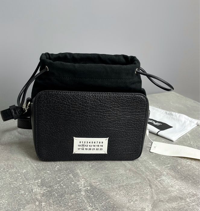 Maison Margiela 5AC Camera сумка чорна шкіряна унісекс чоловіча