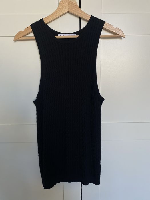 Koszulka bez rękawów Zara M