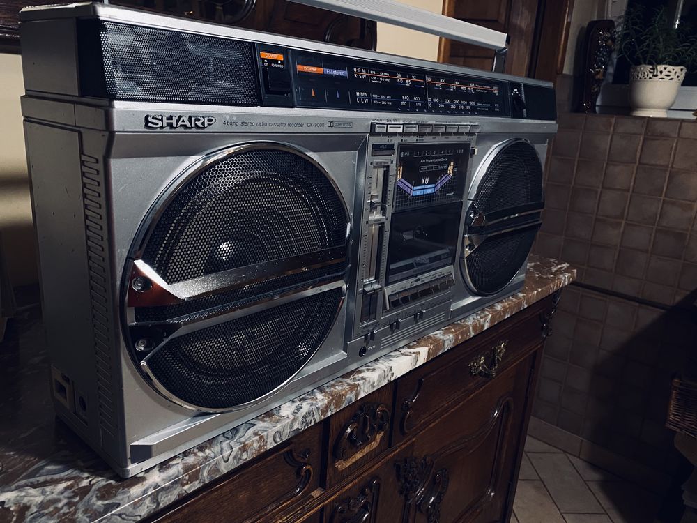 Sharp GF-9000 ghettoblaster boombox radiomagnetofon