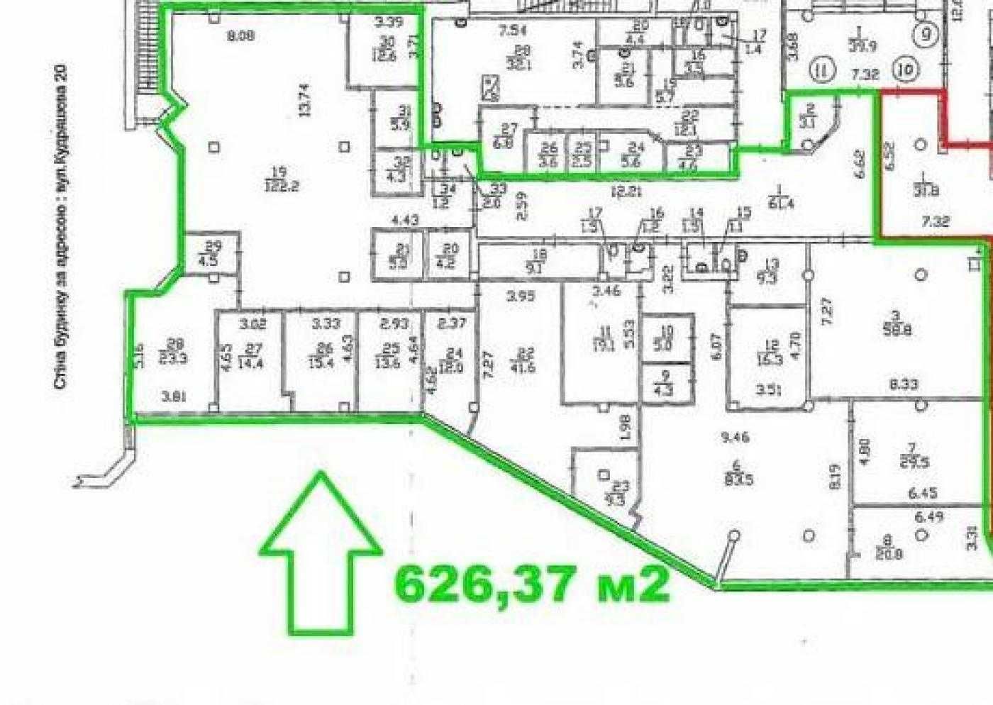 Пропонується в оренду офіс 627м2 Мокра 20а (Кудряшова) оупенспейс