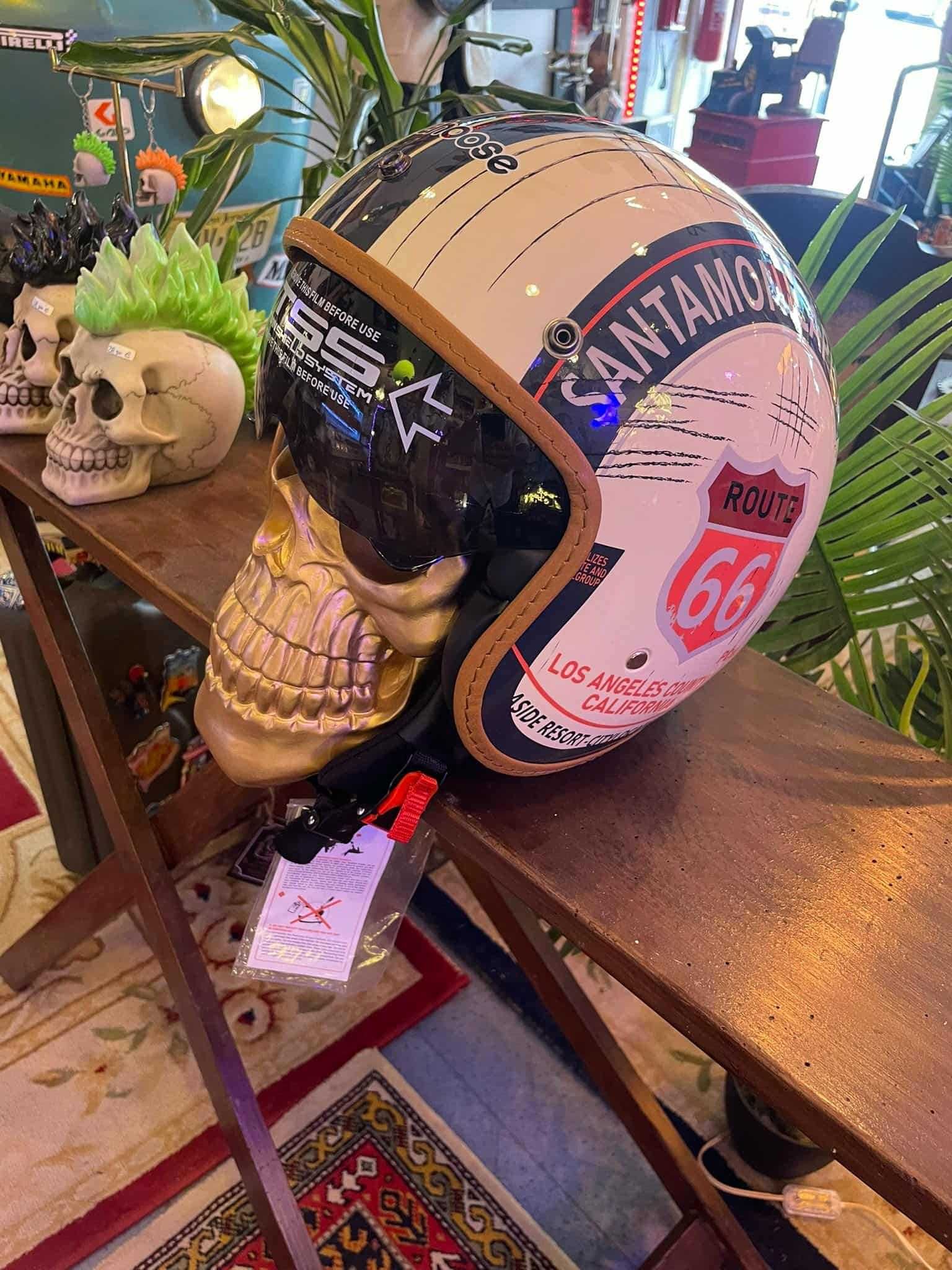 Capacete Moto - Estilo Vintage