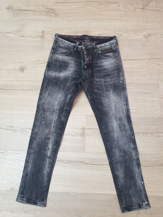 Philipp Plein spodnie damskie 27 jeansy okazja