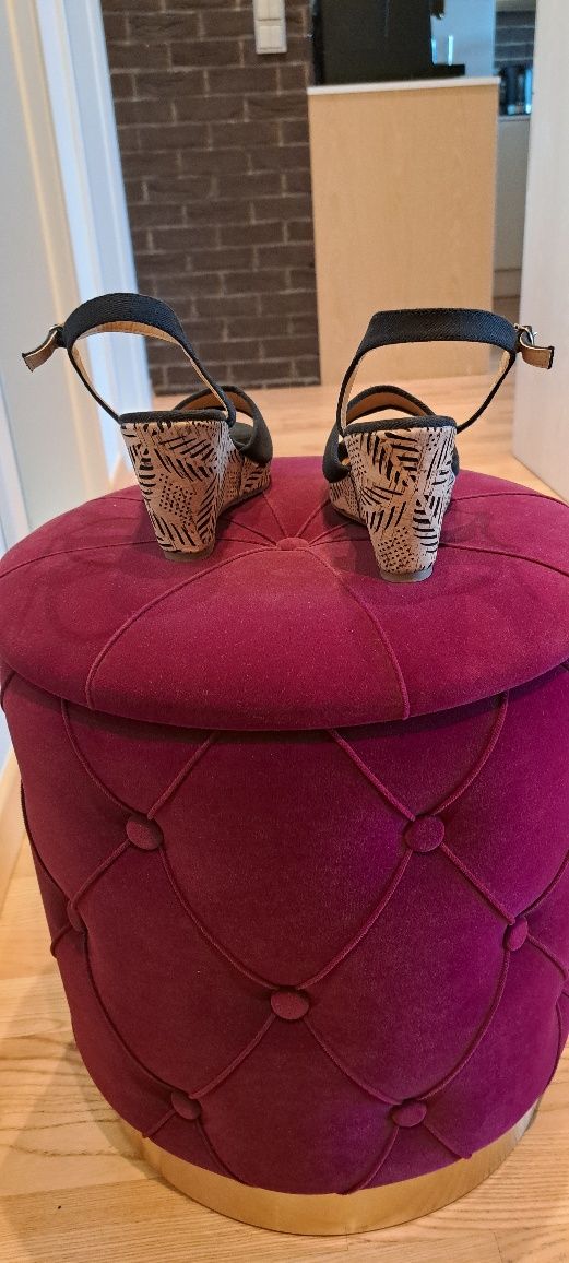Letnie buty na koturnie r 38 Super Cracks