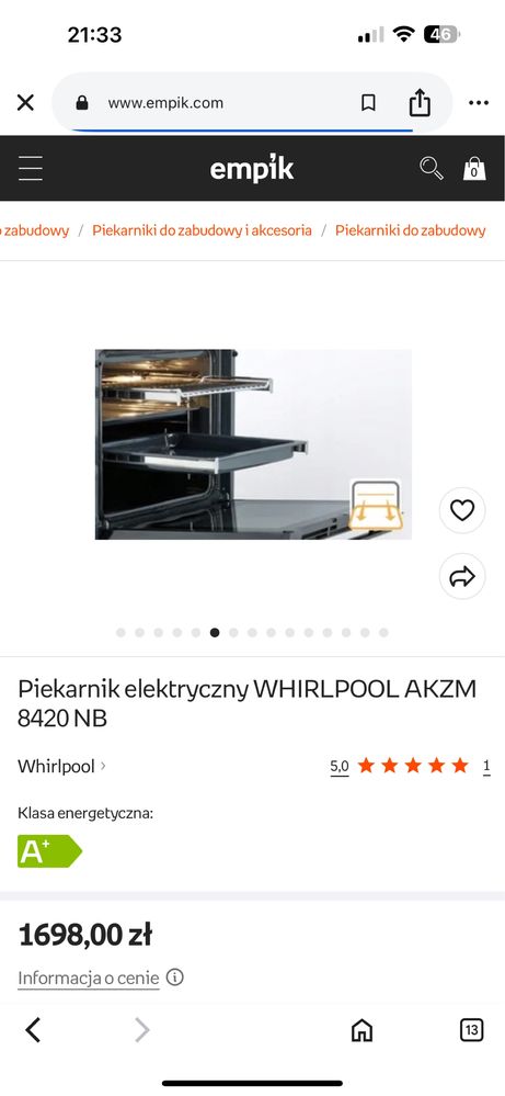 Piekarnik i indukcja do zabudowy