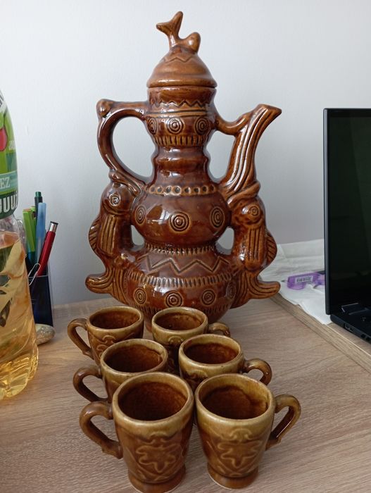 Serwis do herbaty lub kawy z czasów PRL