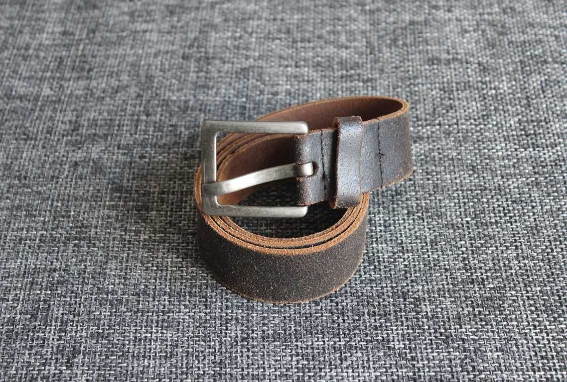 Ремінь шкіряний Refill Belt Оригінал Made in Italy W33-38