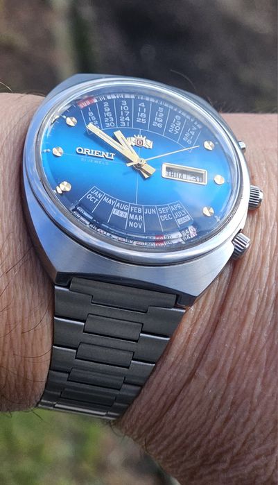 Zegarek Orient Cesarski Patelnia niebieski
