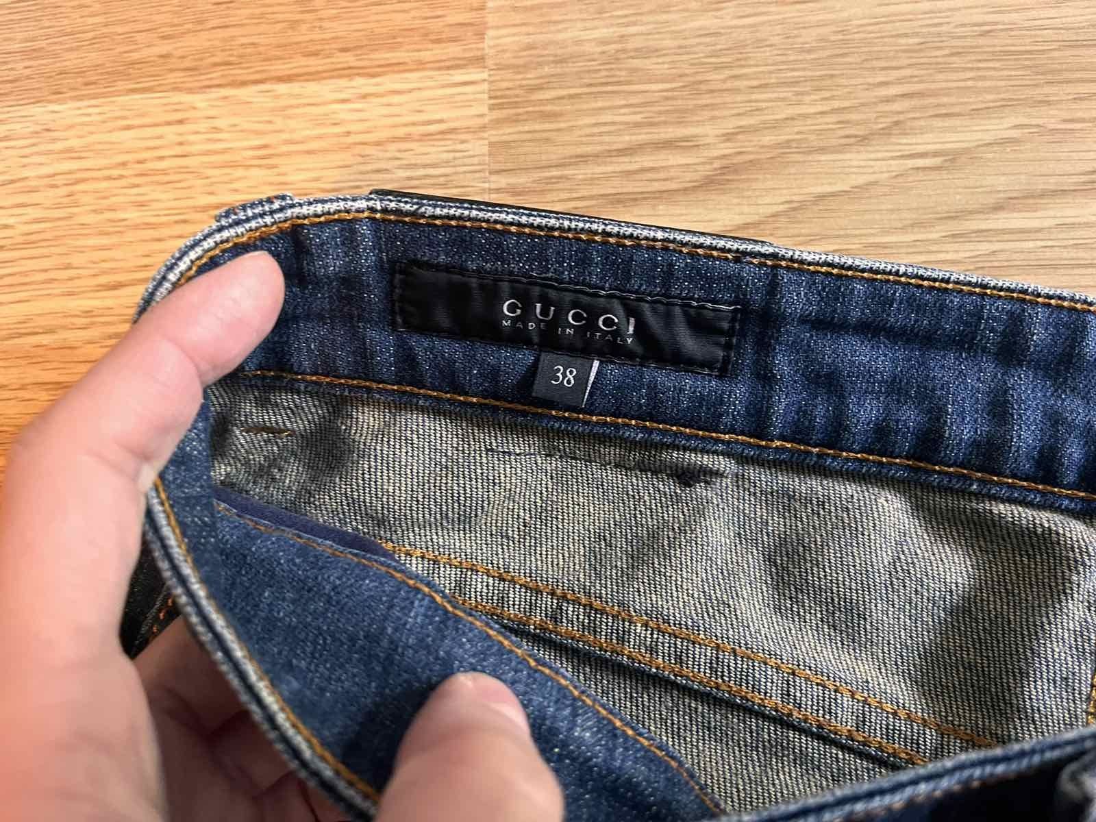 Oryginalne jeansy Gucci Made in Italy 38