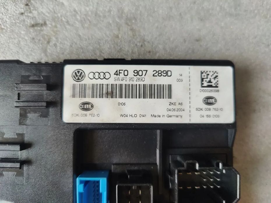 audi a6 s6 c6 4f modul komfortu 4f0907289d