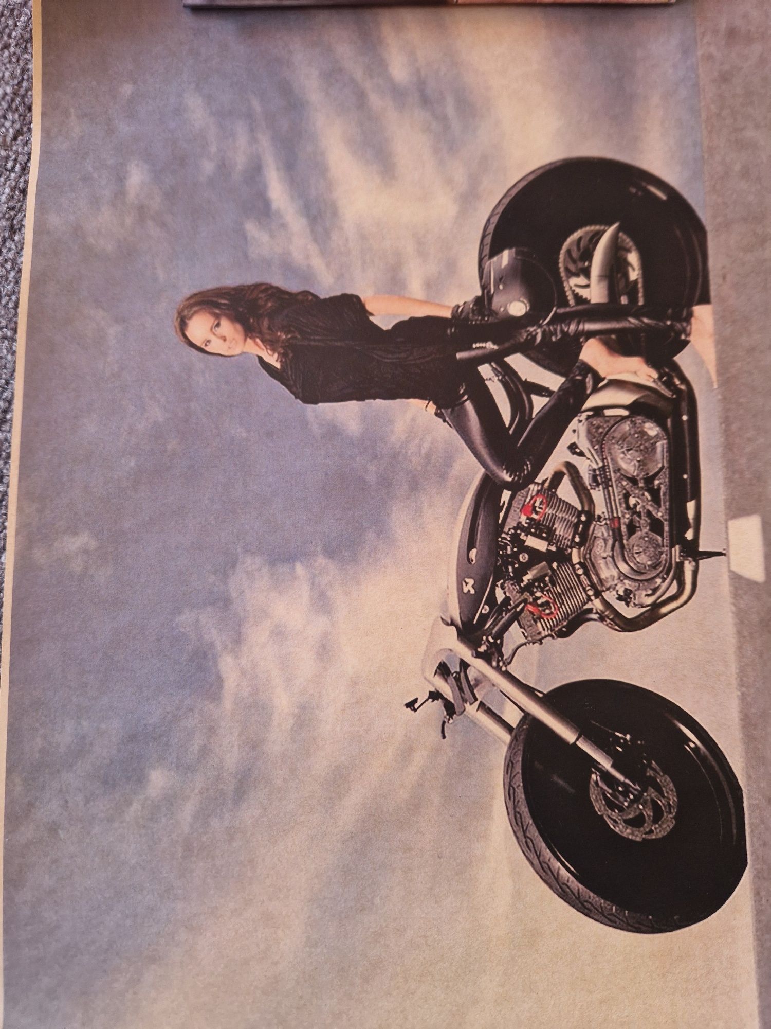 Nowy plakat Harley Davidson Motocykl duzy 30x40