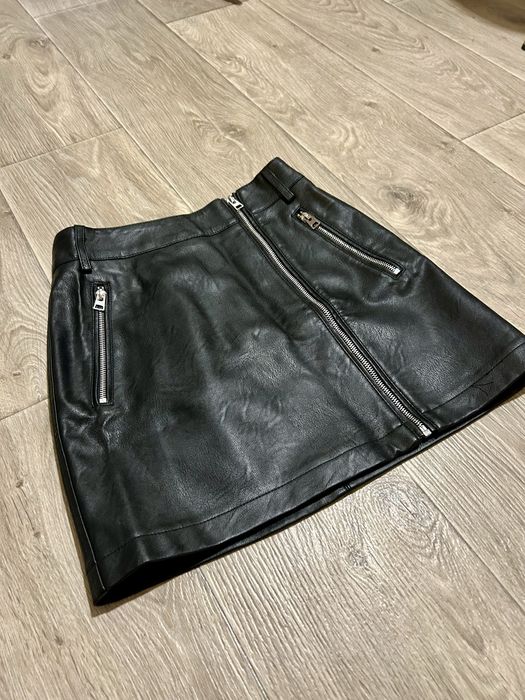 Шкіряна спідниця TOPSOP