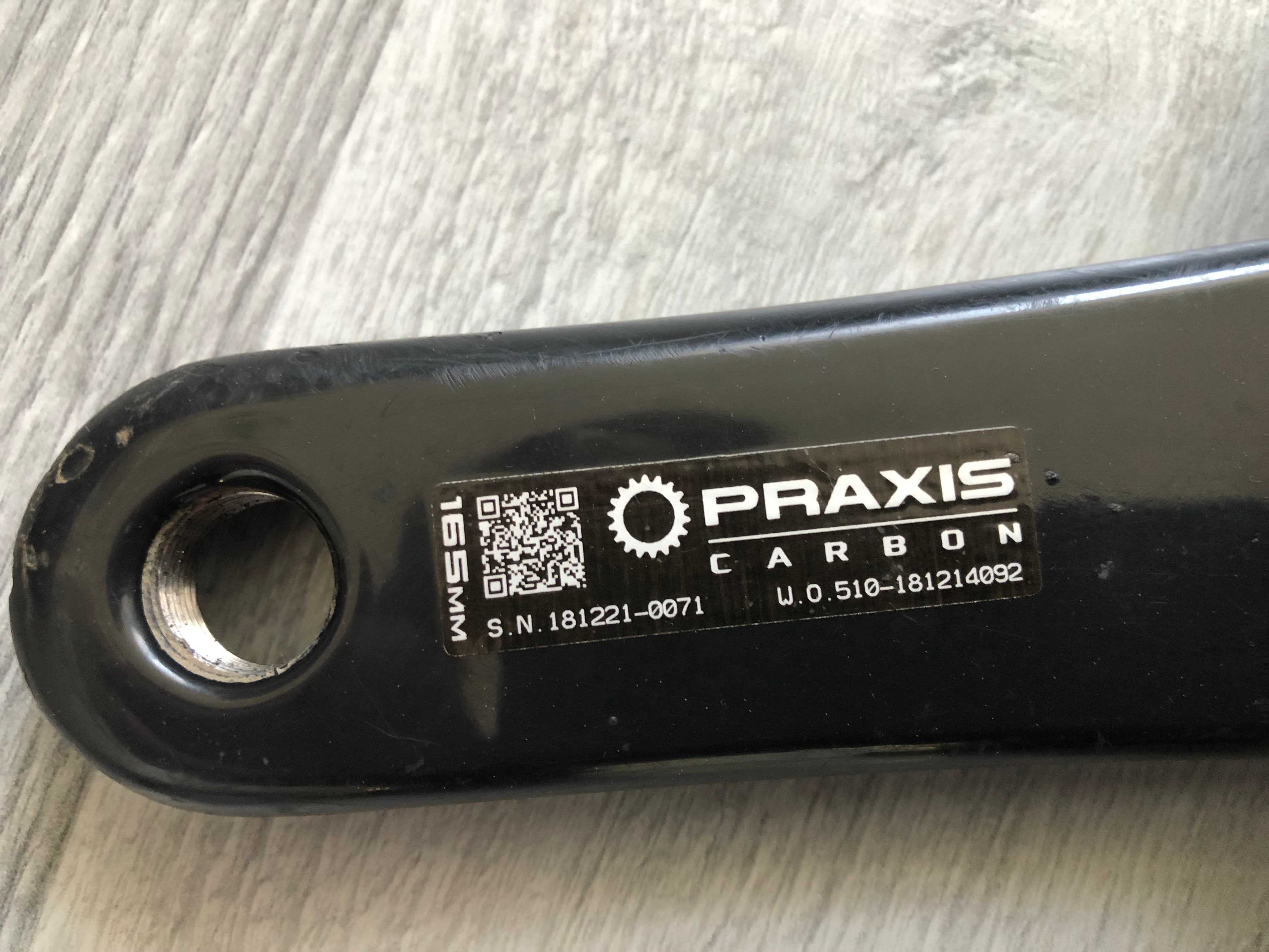 Praxis Carbon Zayante korba 40T M30 30/28mm ramię 165mm