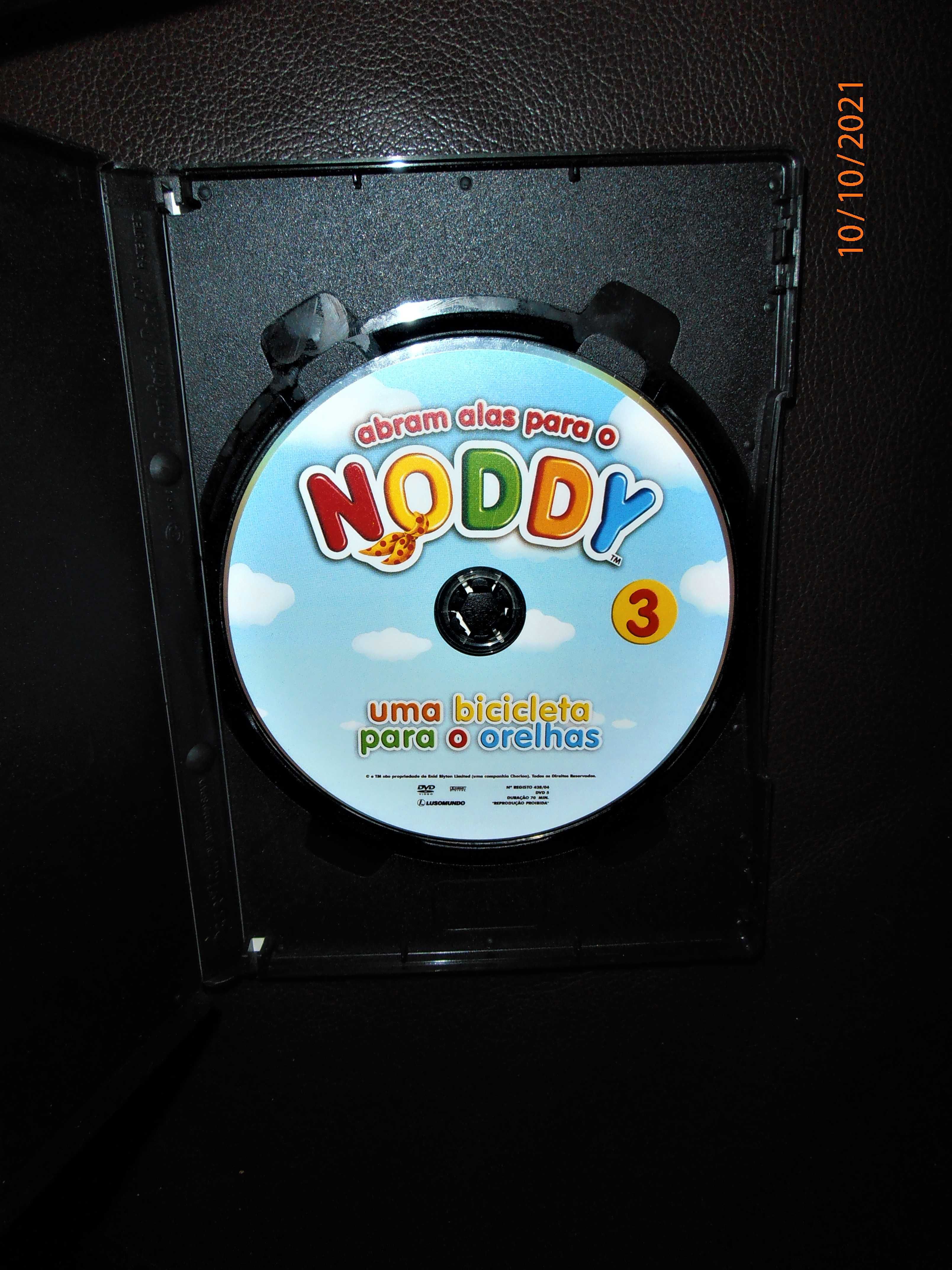 5 DVDs originais NODDY - Animação em 3D com jogos interactivos