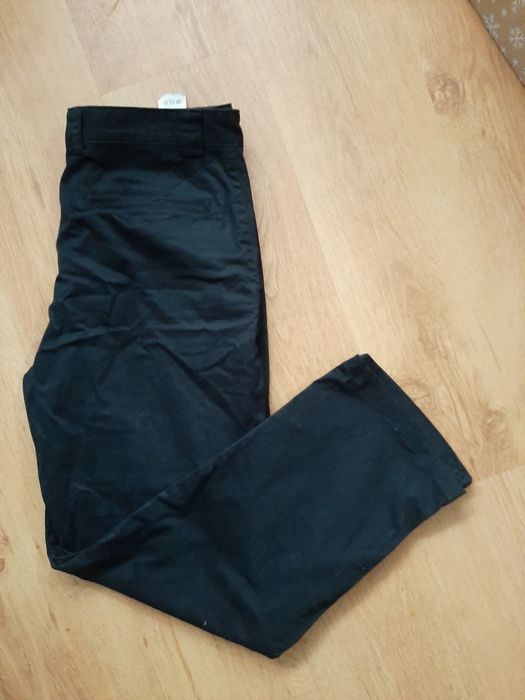 Reserved, S, pas 40cm, Czarne spodnie męskie