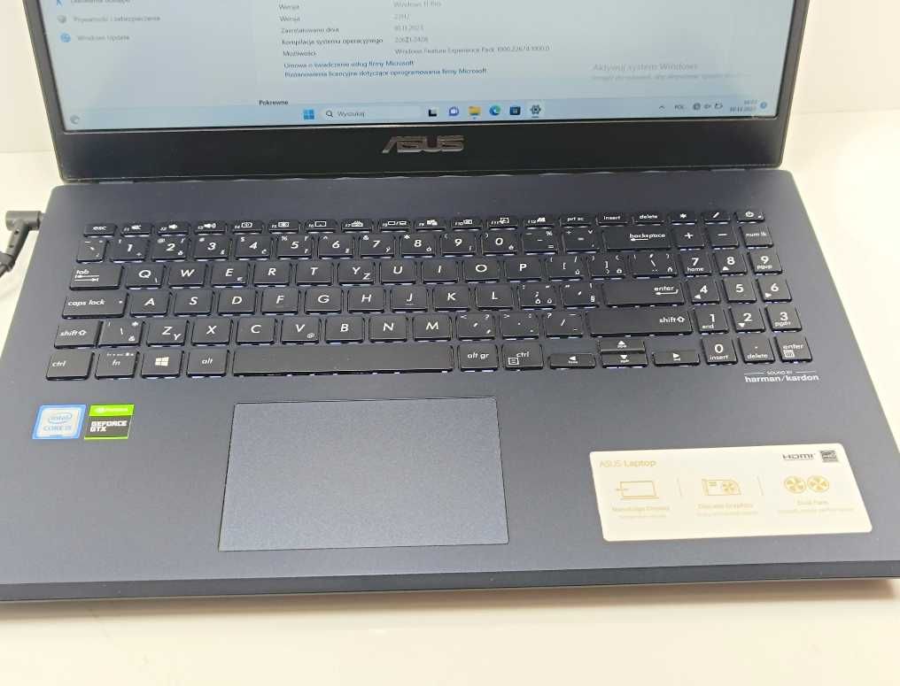 Laptop Asus X571GT I5 8GB/512GB