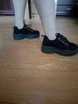 Buty zamszowe czarne