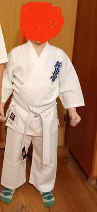 Kimono karate kyokushin + biały pas rozmiar 130cm