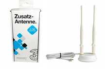 Dodatkowa podwójna antena do routera LTE UMTS HSDPA 2X TS9 BIAŁA