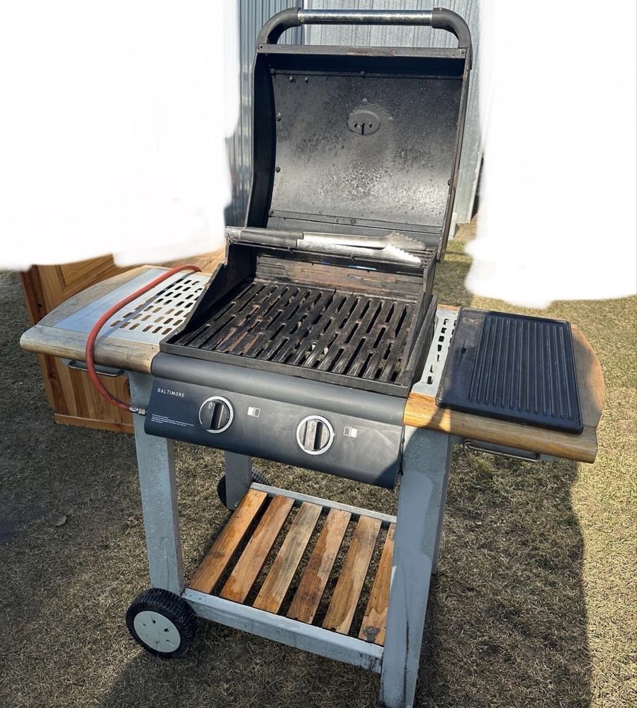 Grill gazowy na sprzedaż z płytą żeliwną