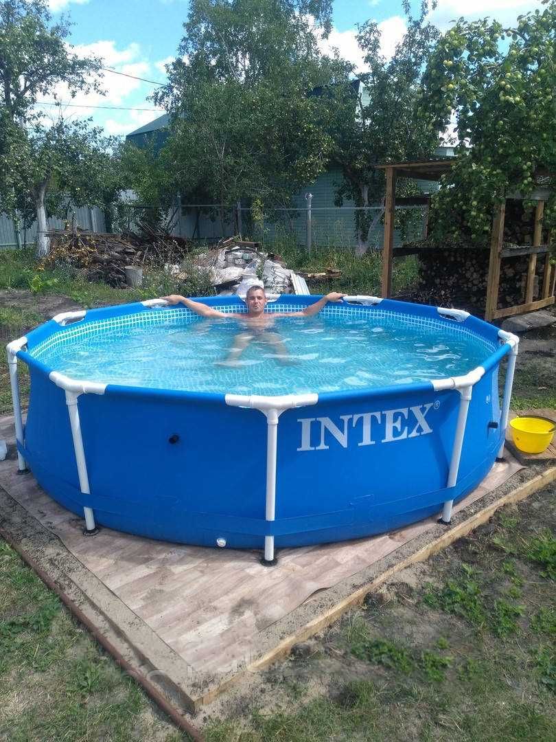 Каркасний басейн Intex 28200 Каркасный бассейн + Фильтр Bestway 2025