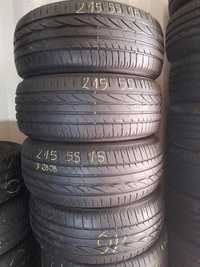 4 opony letnie 215/55/16 Bridgestone