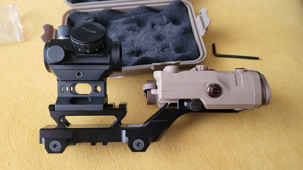 montaż GBRS hydra kolimator t1 eotech surefire streamlight