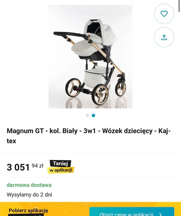 Wózek Kajtek Magnum 3w1