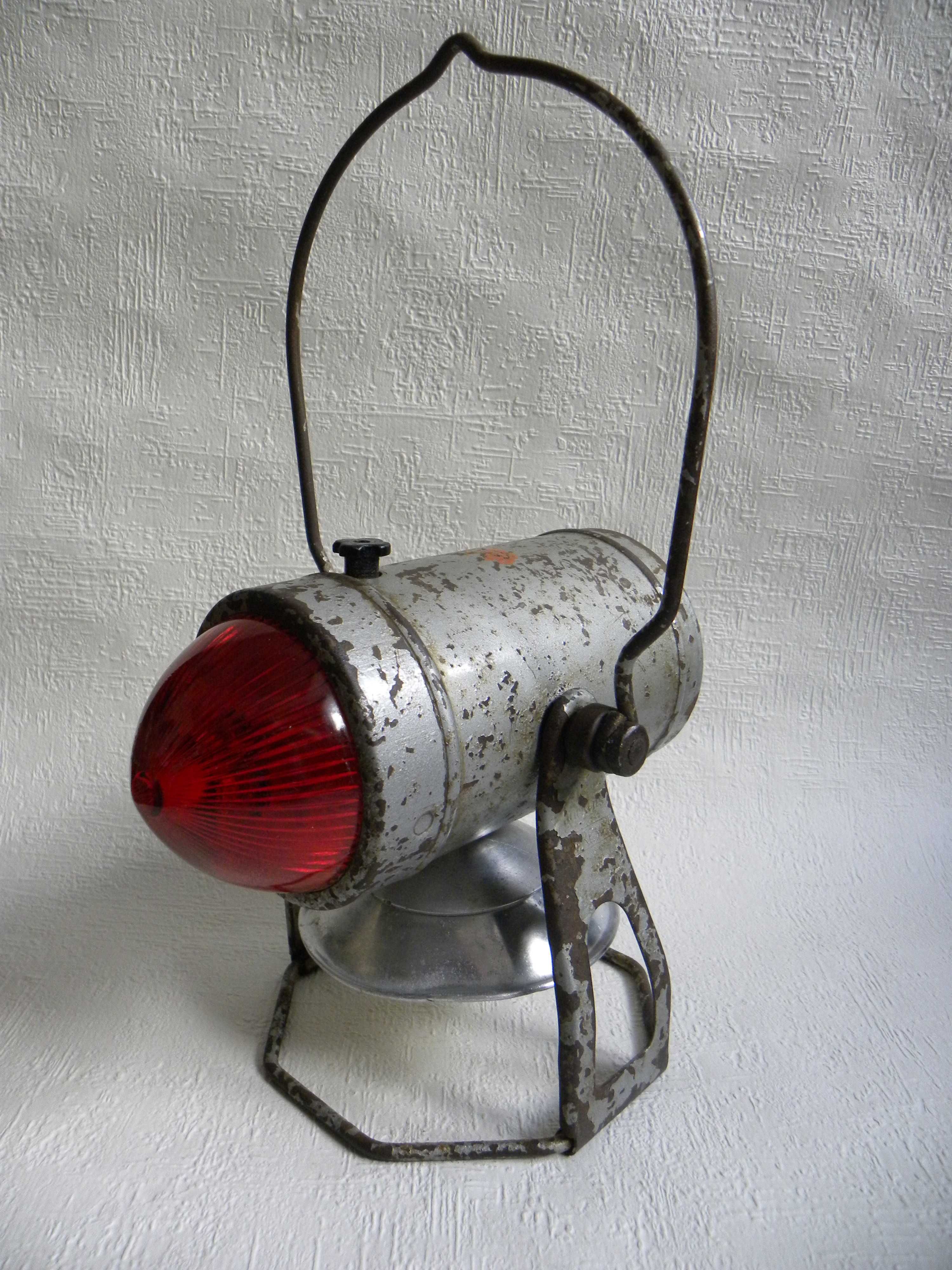 Angielska lampa samochodowo - biwakowa Hawkins Supreme 1950 r - unikat