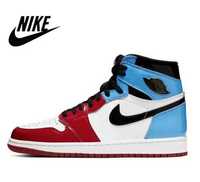 Retro wysokie Nike Air Jordan 1 kolor: Red and Blue unisex 35-45