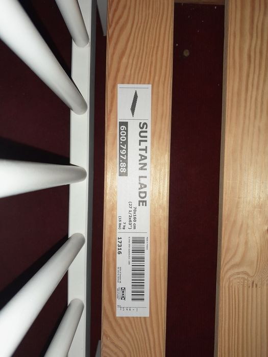Łóżeczko ikea 160x70 z materacem