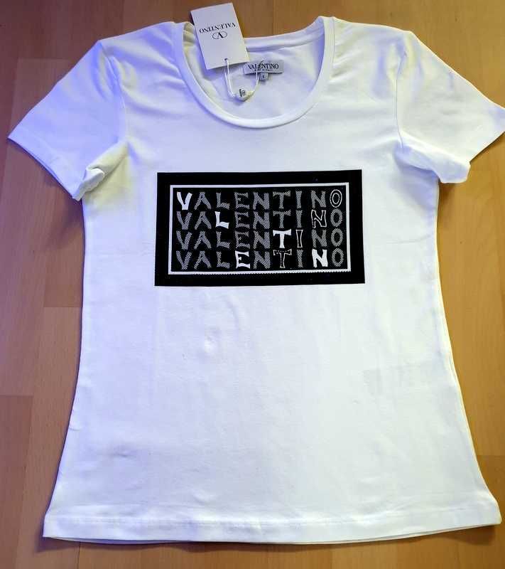 Valentino t-shirt bluzka roz L nowa z metką