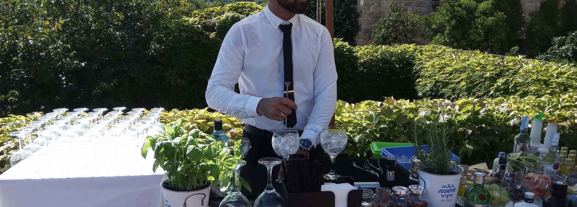 barman - bar de gins - cocktail - casamentos - aniversários