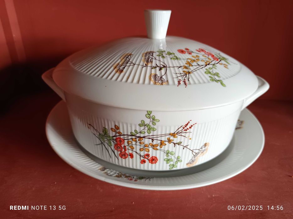 Conjunto loiça de mesa - prato e terrina