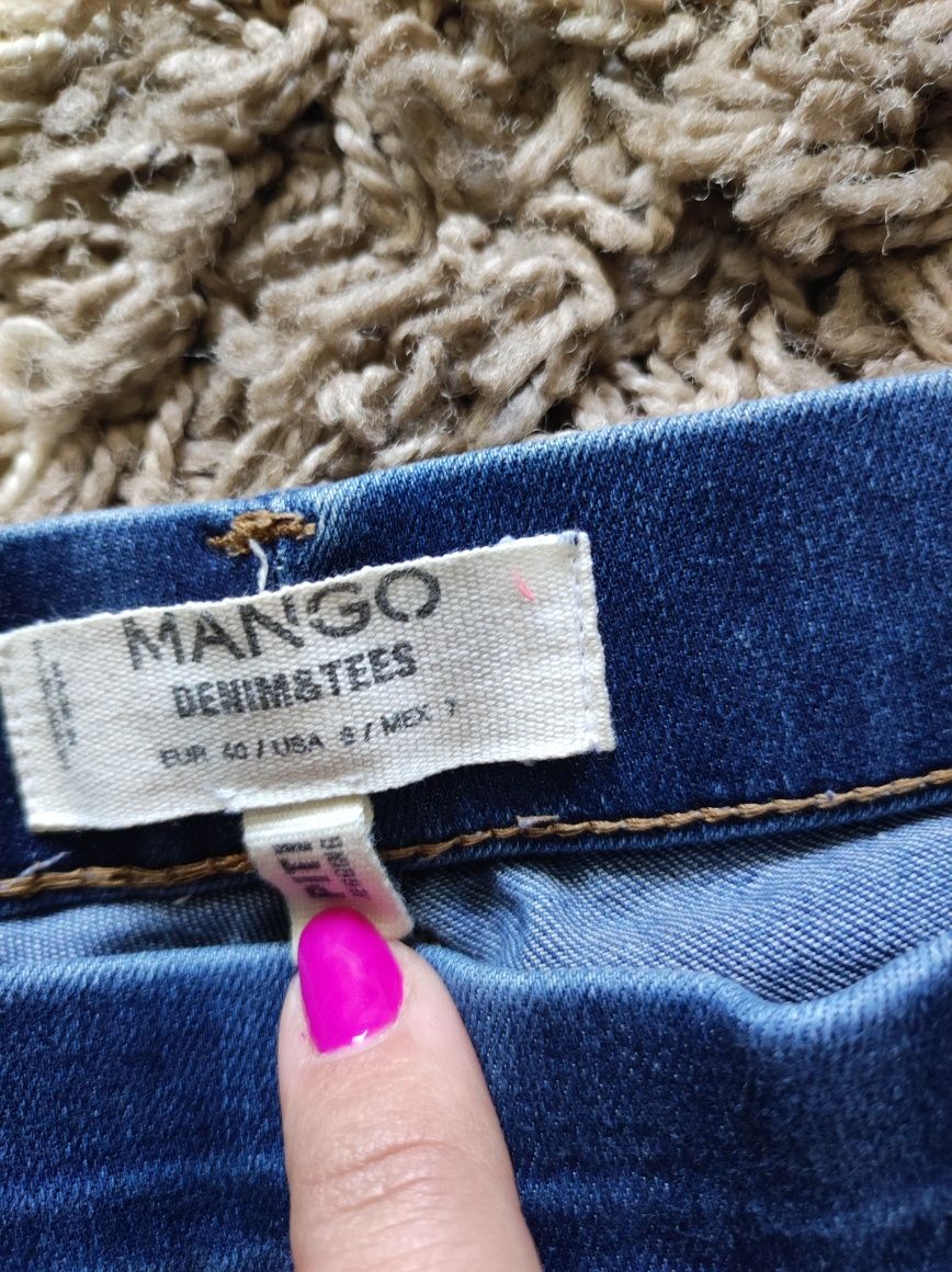 Damskie spodnie Jeansy Mango r 38 M