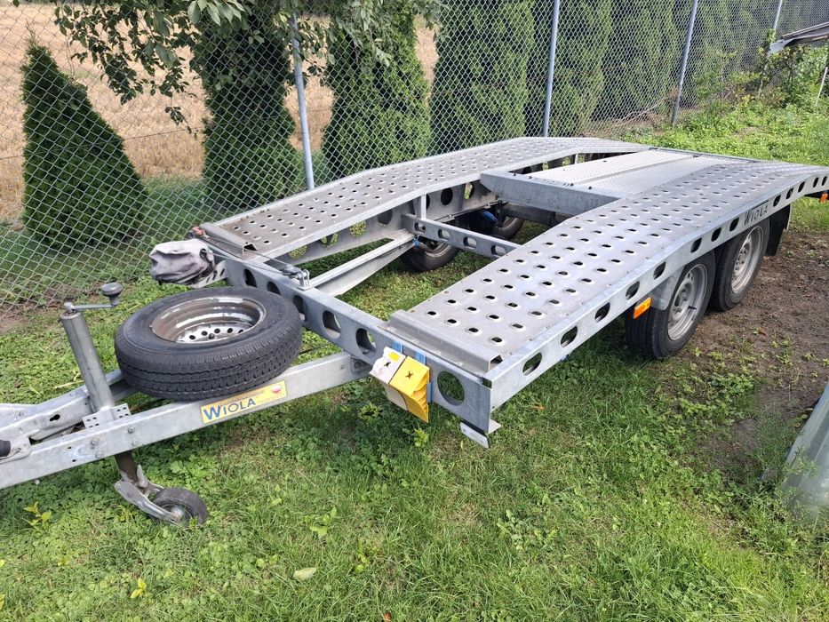 Laweta Wiola 4m x 2m, Aks, stan bardzo dobry.