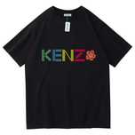 KENZO - XL - CZARNY bawełniany T-SHIRT
