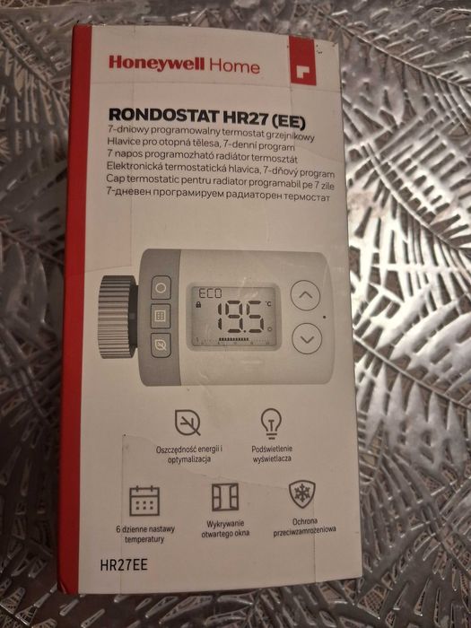 Elektroniczny termostat grzejnikowy Honeywell Rondostat HR 27