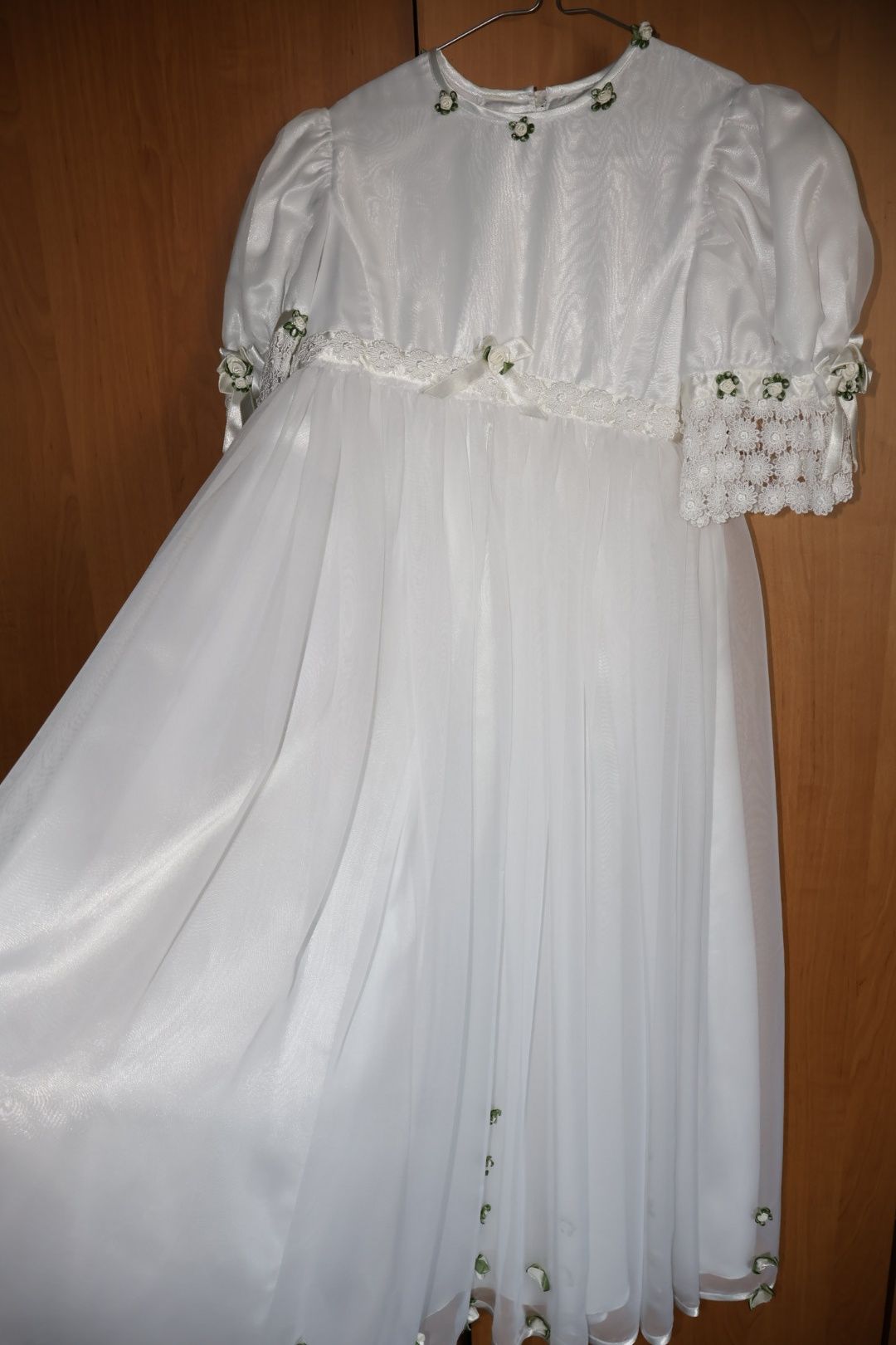 Sukienka w stylu BOHO biała/ ecrue