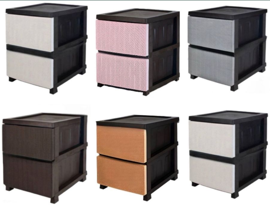 Бежево-коричневый кoмод, шкaфчик на 4 и более ярусов для школьных веще