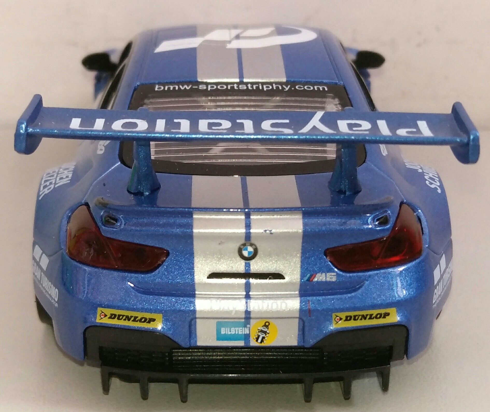 Машинка BMW M6 GT3 модель 1:32 "Автопром". Металл, Звук, Свет