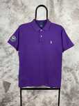 Polo Ralph Lauren wimbledon koszulka fioletowa Purple tee luxury sport