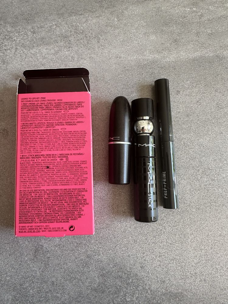 Lashes to lips kit MAC