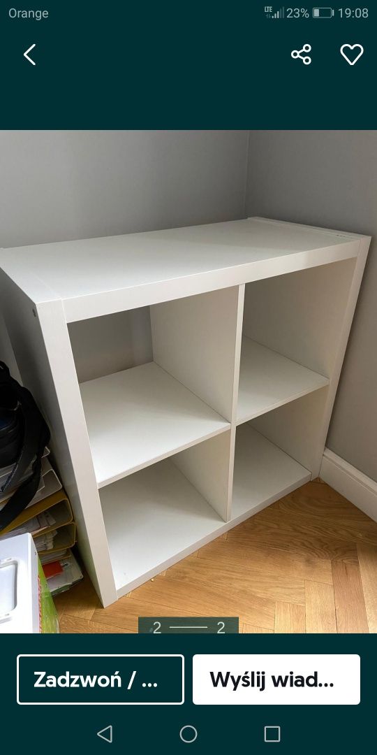 Kallax IKEA 2x2 szafka