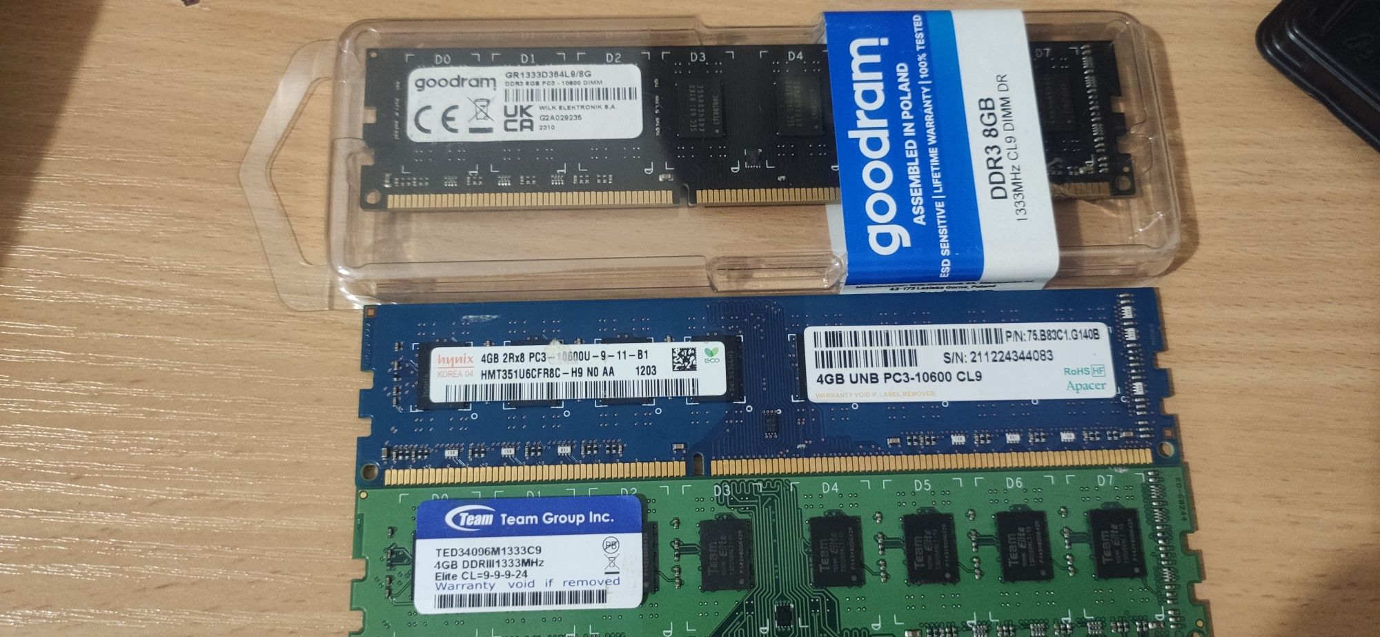 Оперативная память DDR3 1333/ДДР3