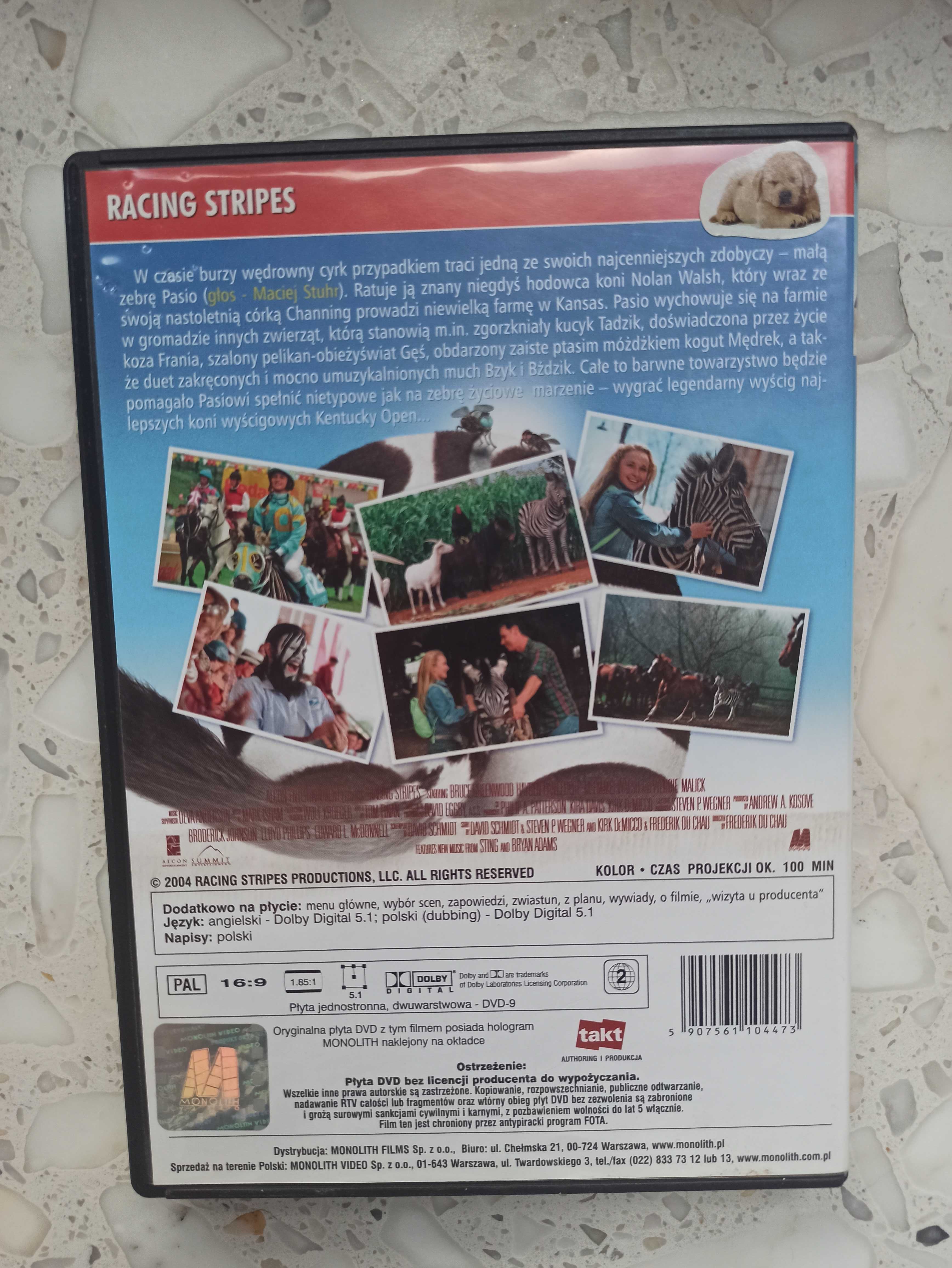 "Zebra z klasą" film DVD